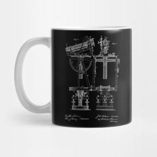 solar theodolite Vintage Patent Drawing Mug